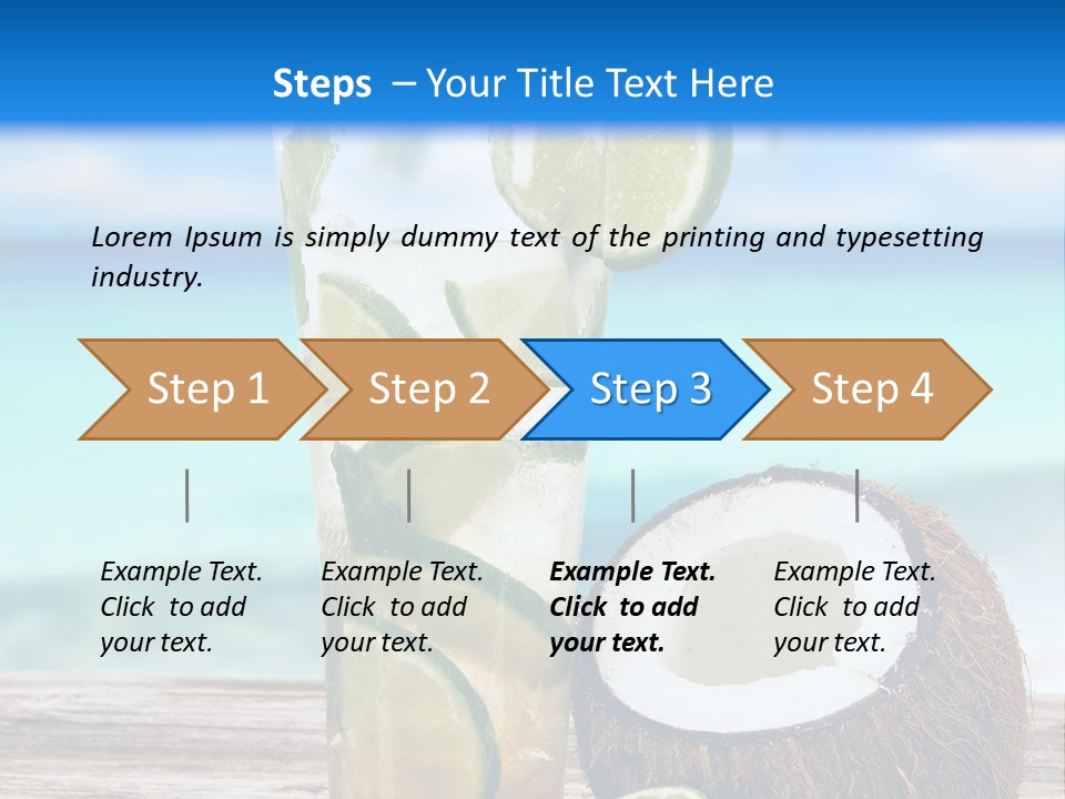 Tall Render City PowerPoint Template