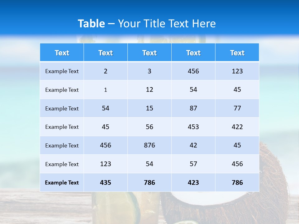 Tall Render City PowerPoint Template
