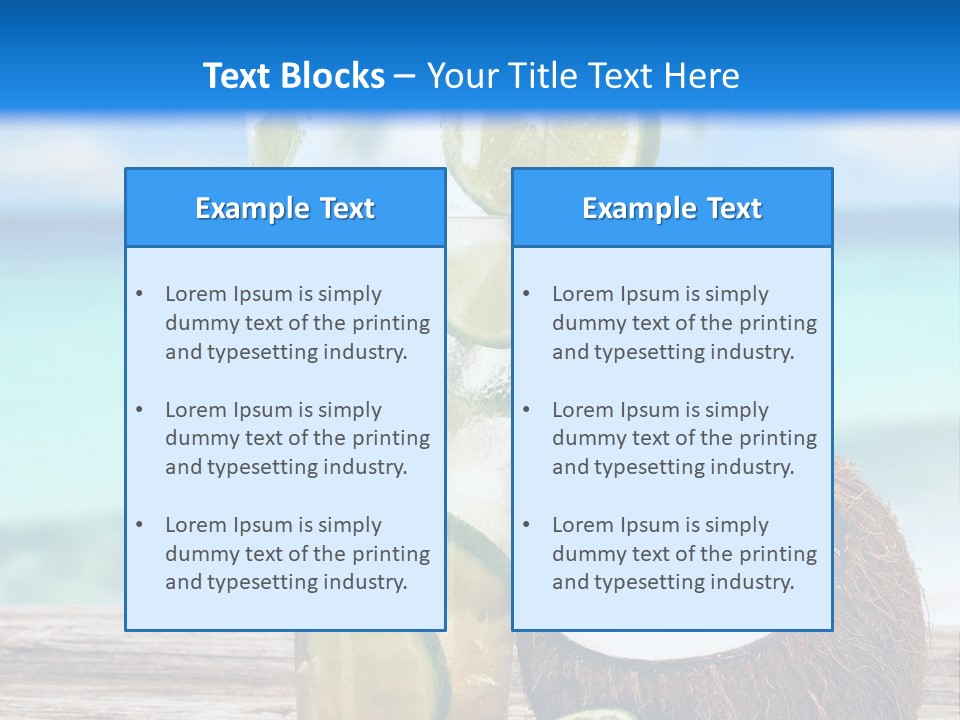 Tall Render City PowerPoint Template