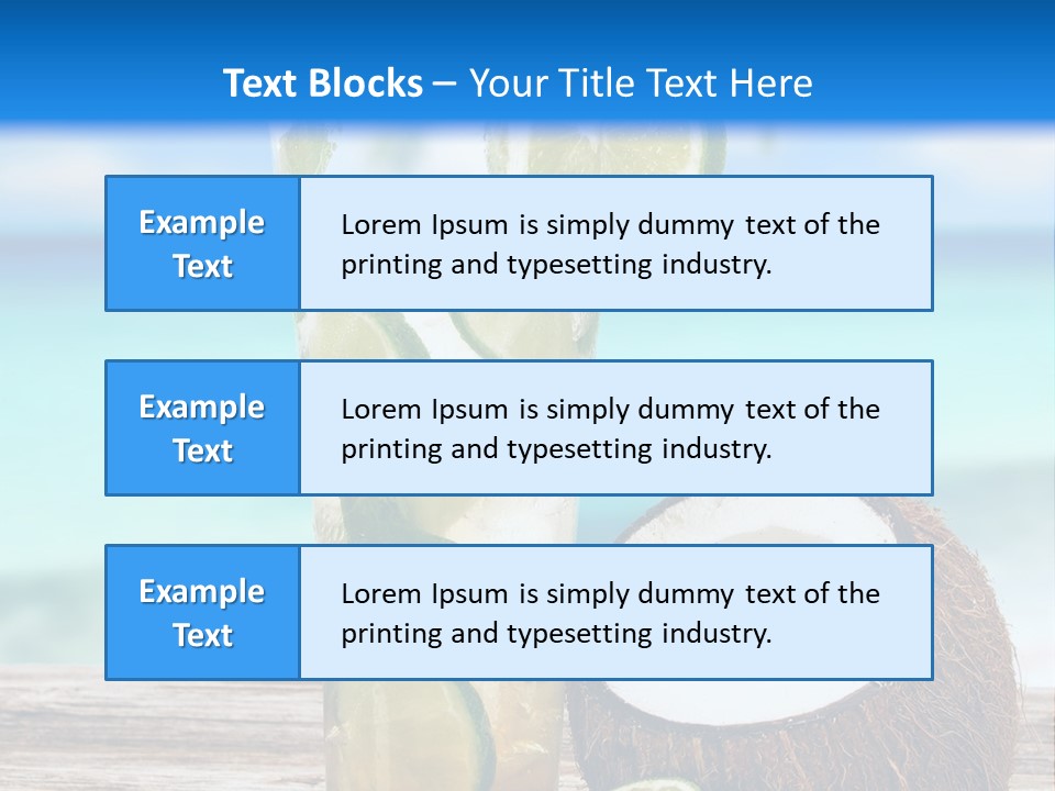 Tall Render City PowerPoint Template