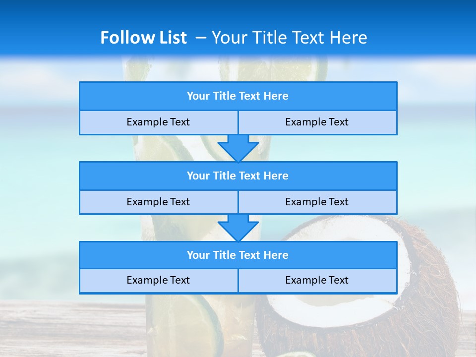 Tall Render City PowerPoint Template