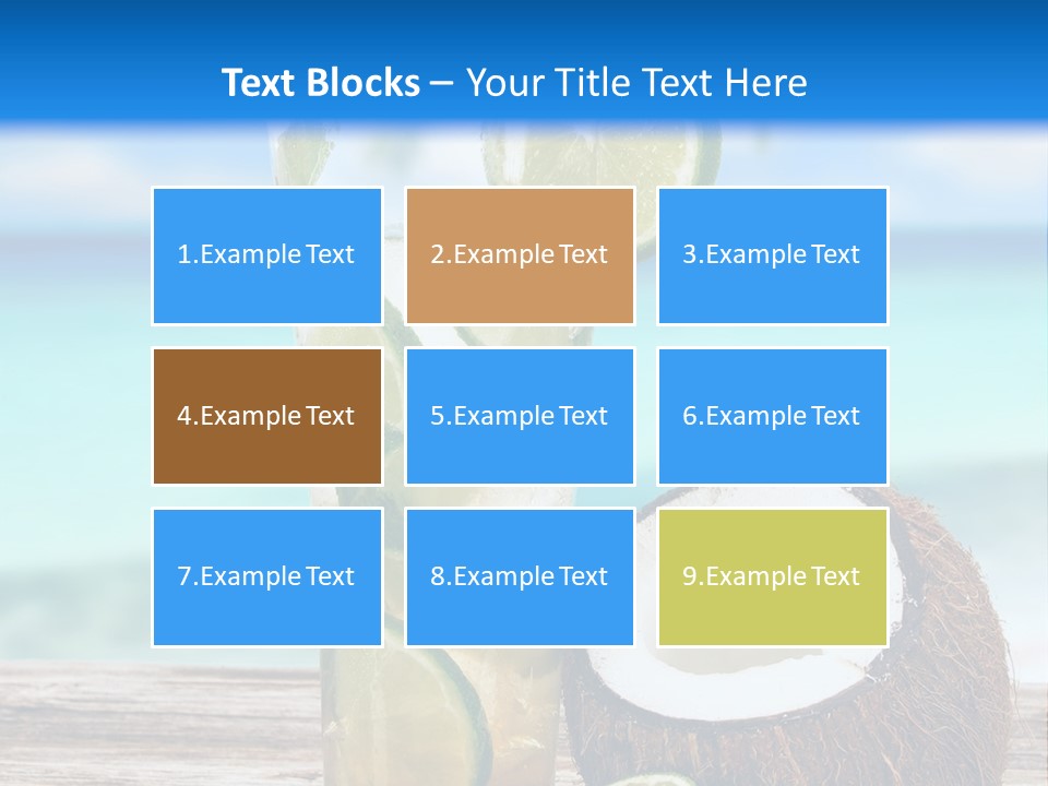 Tall Render City PowerPoint Template
