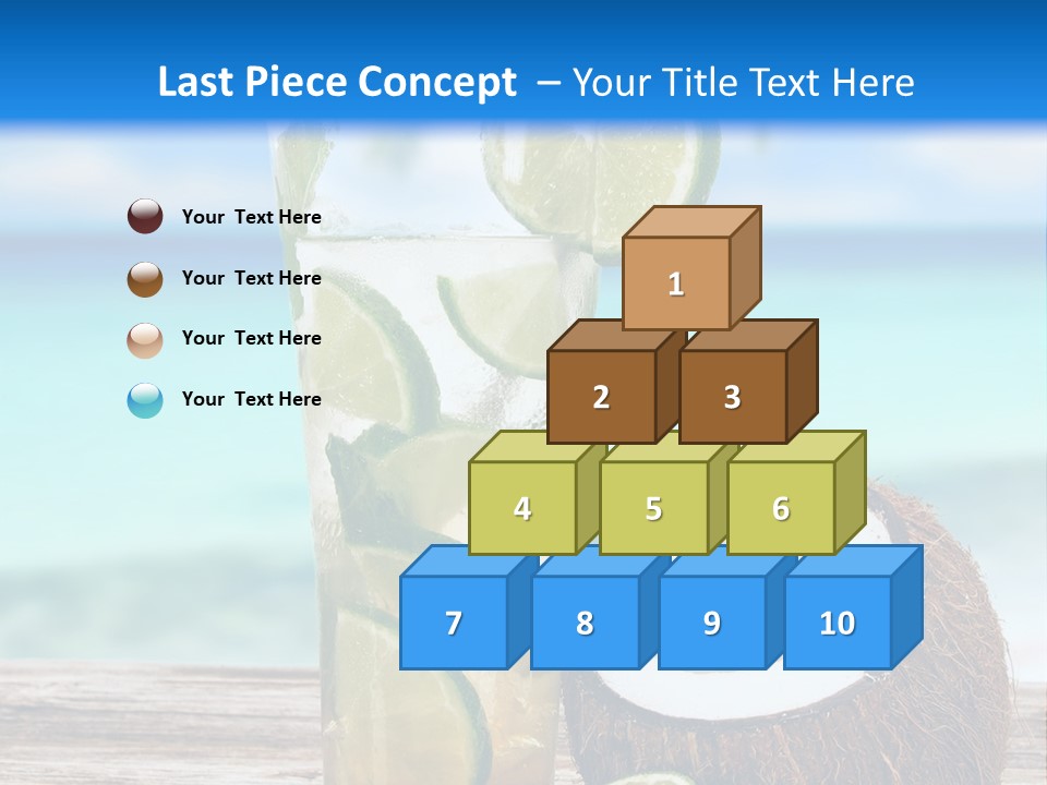 Tall Render City PowerPoint Template