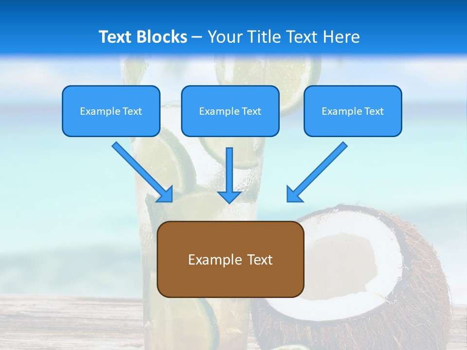Tall Render City PowerPoint Template