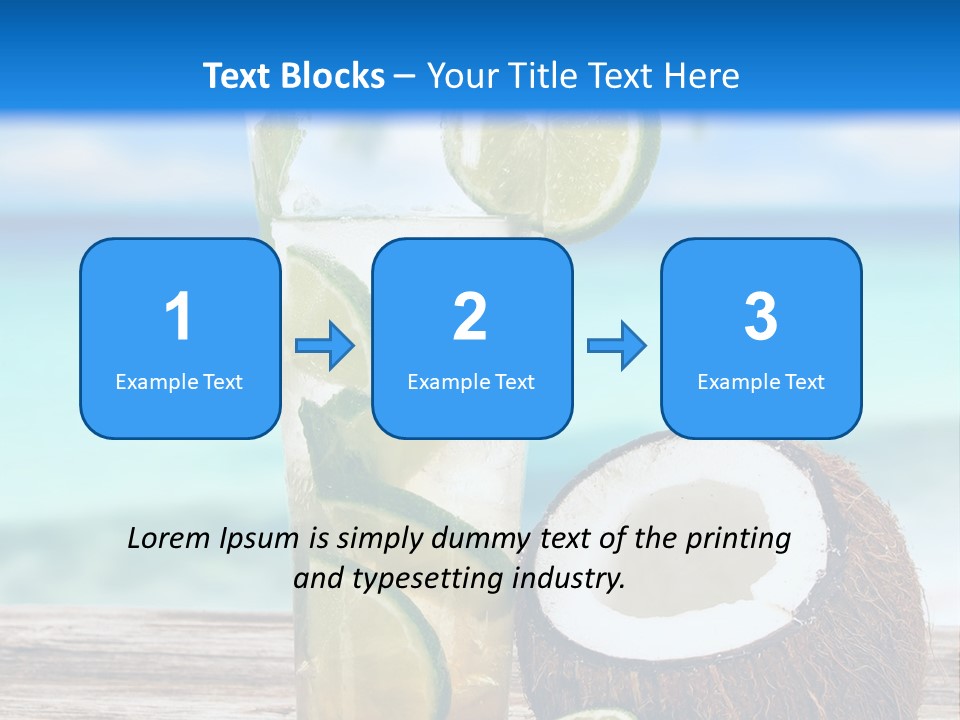 Tall Render City PowerPoint Template