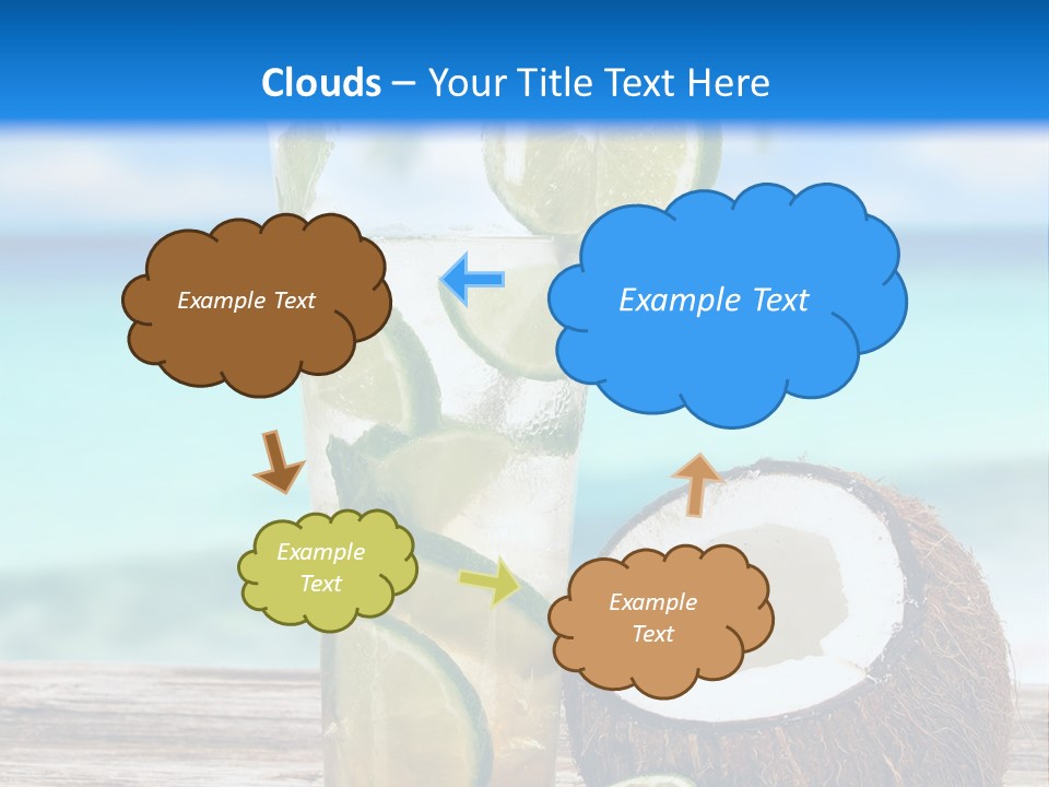 Tall Render City PowerPoint Template