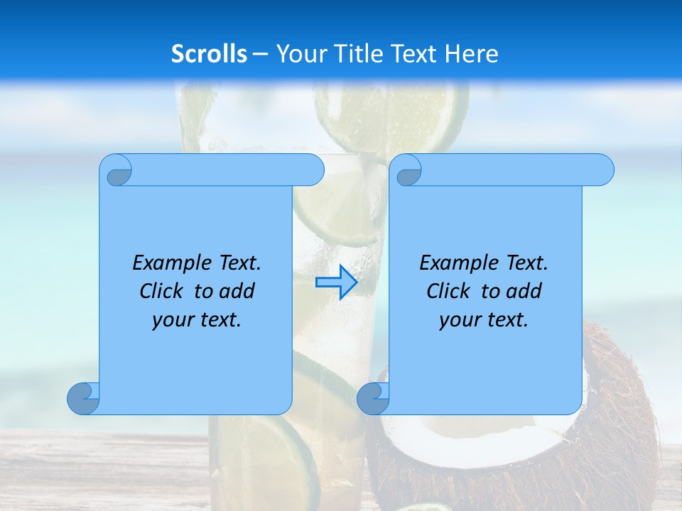Tall Render City PowerPoint Template