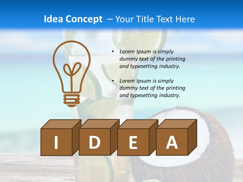 Tall Render City PowerPoint Template