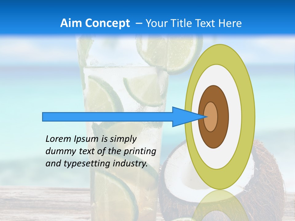 Tall Render City PowerPoint Template