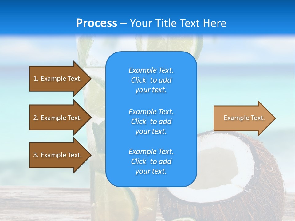 Tall Render City PowerPoint Template
