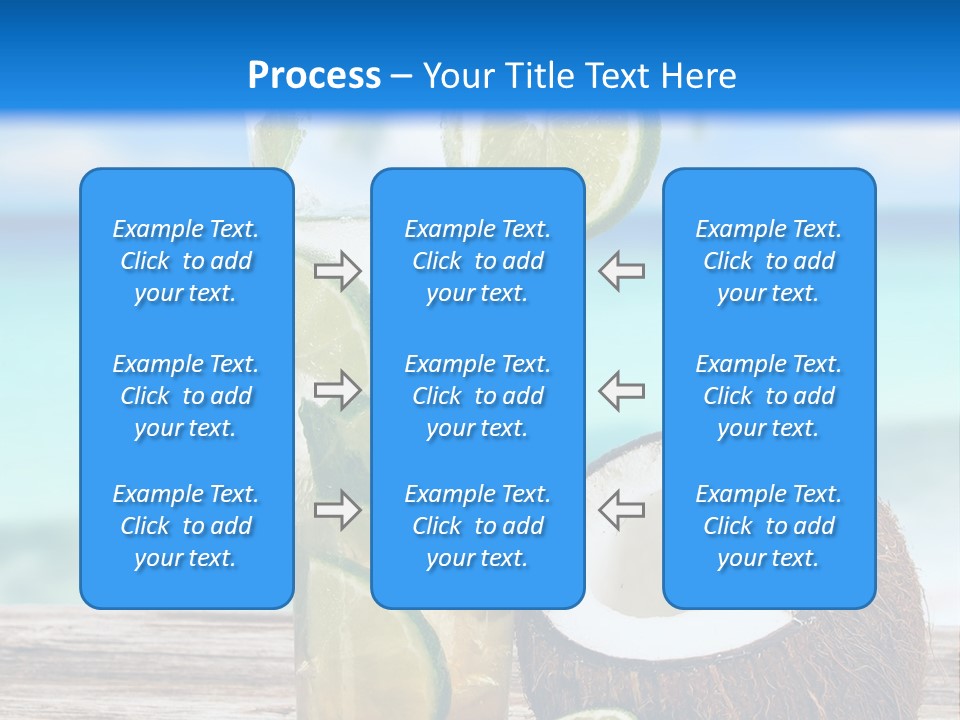 Tall Render City PowerPoint Template