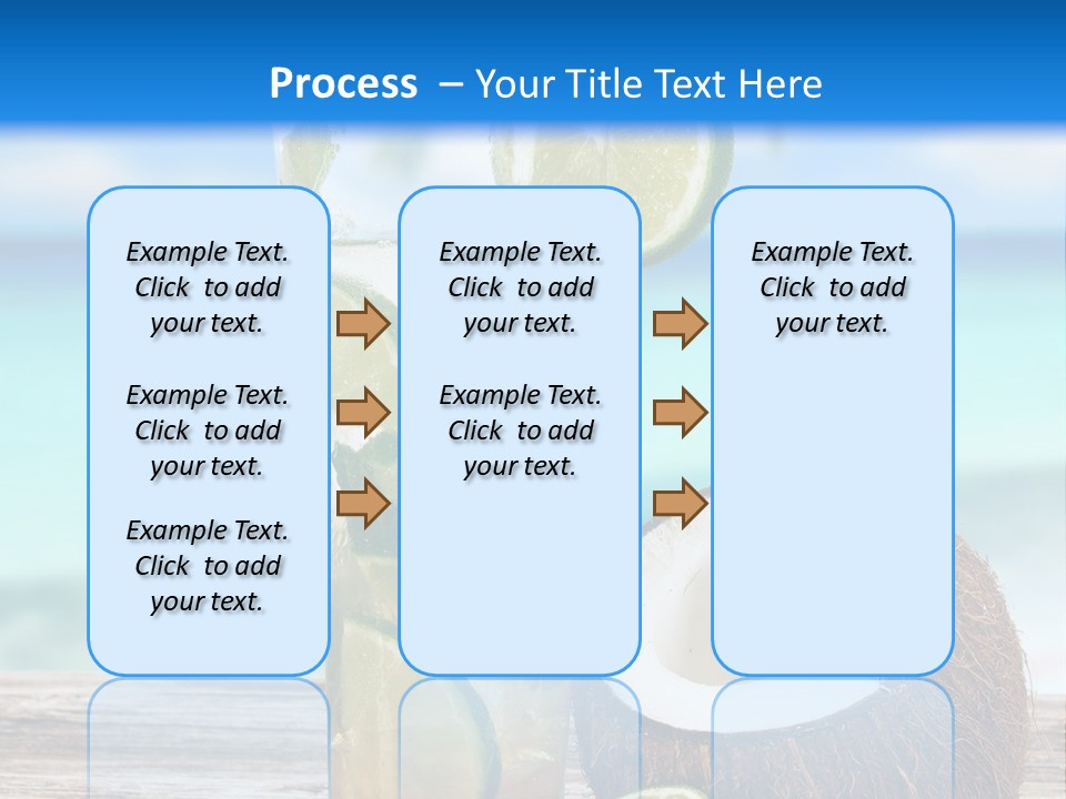 Tall Render City PowerPoint Template