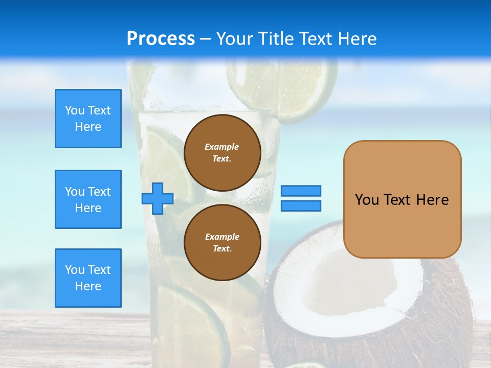 Tall Render City PowerPoint Template