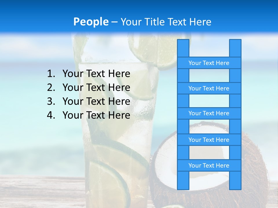 Tall Render City PowerPoint Template