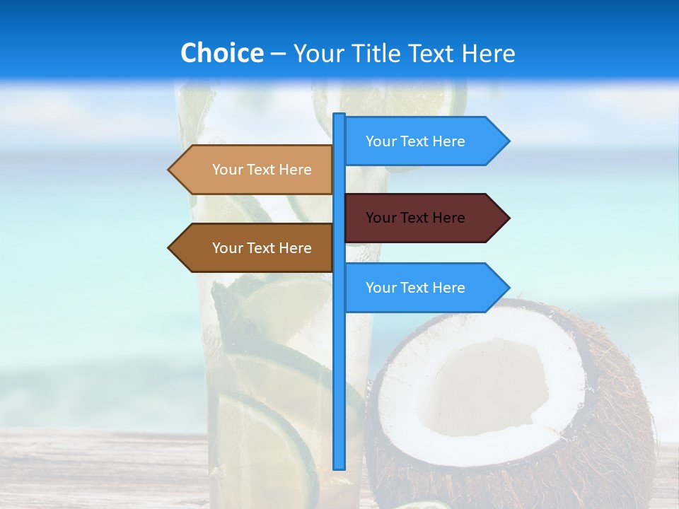 Tall Render City PowerPoint Template