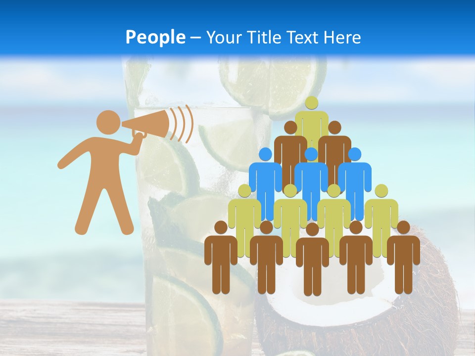 Tall Render City PowerPoint Template