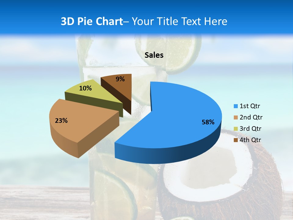Tall Render City PowerPoint Template
