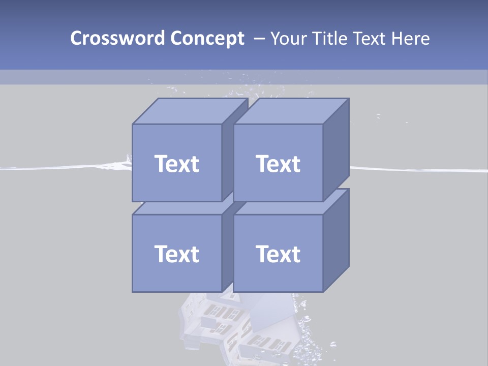 Skyscraper Metropolis Cube PowerPoint Template