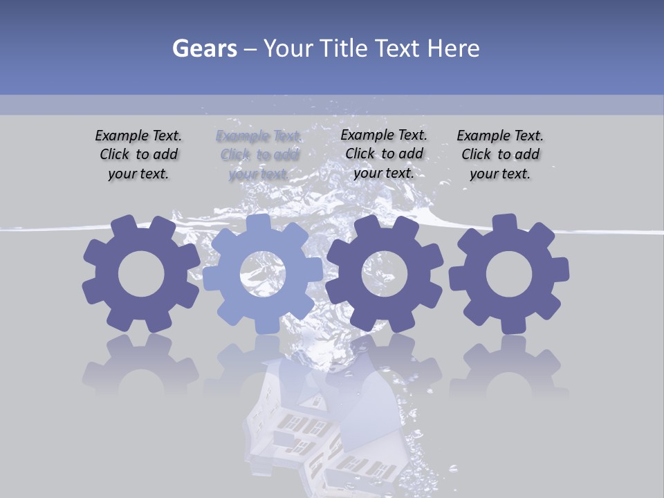 Skyscraper Metropolis Cube PowerPoint Template