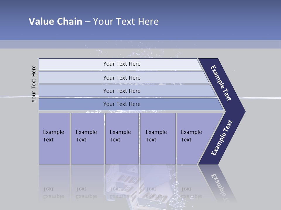 Skyscraper Metropolis Cube PowerPoint Template