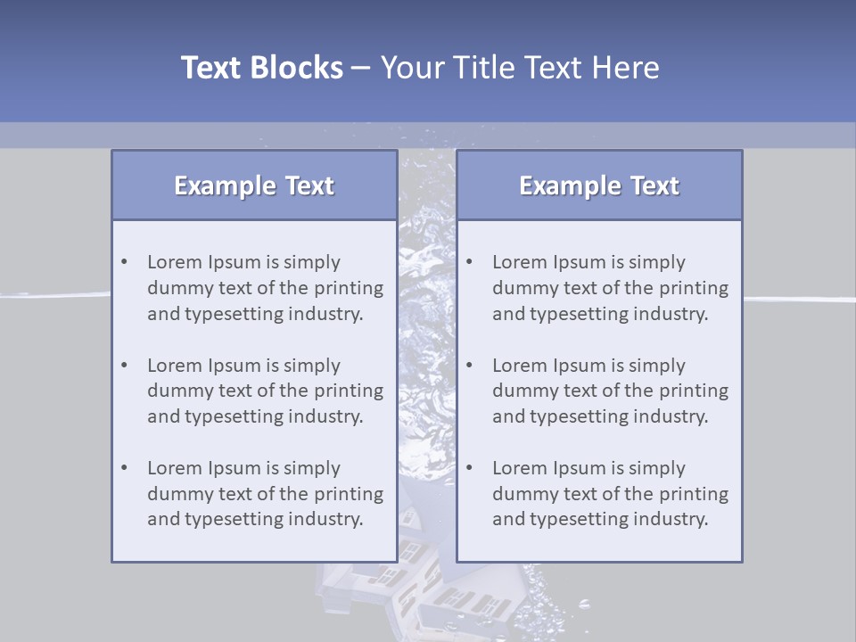 Skyscraper Metropolis Cube PowerPoint Template