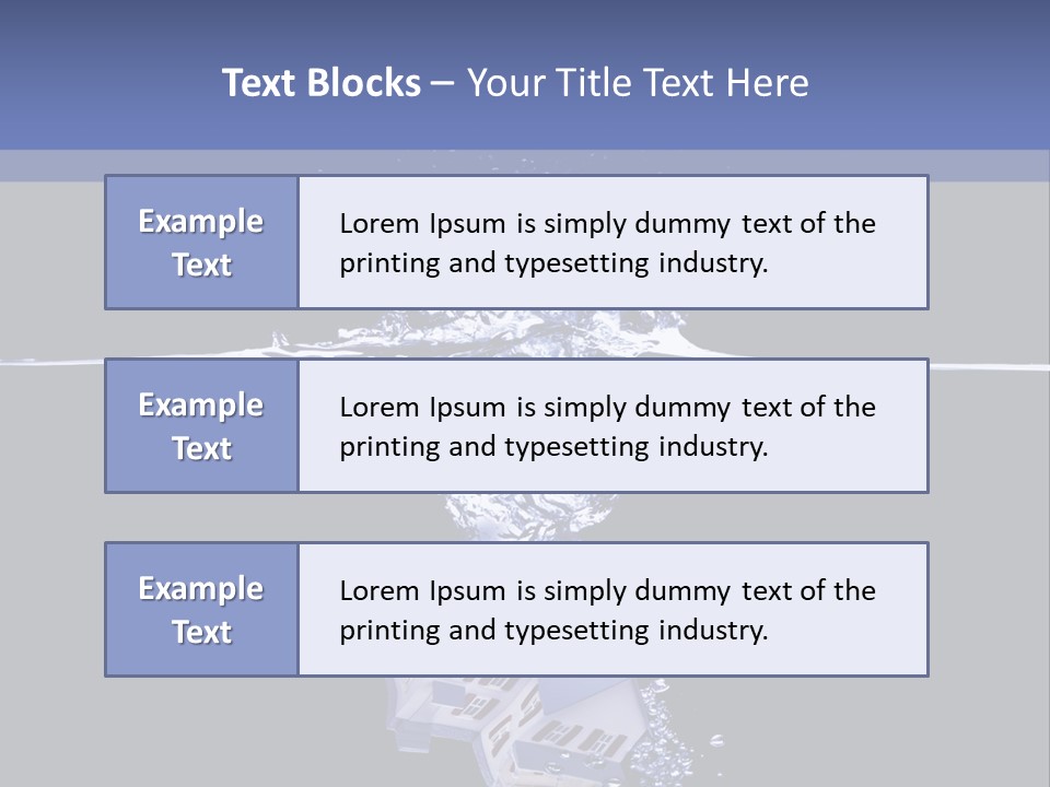 Skyscraper Metropolis Cube PowerPoint Template