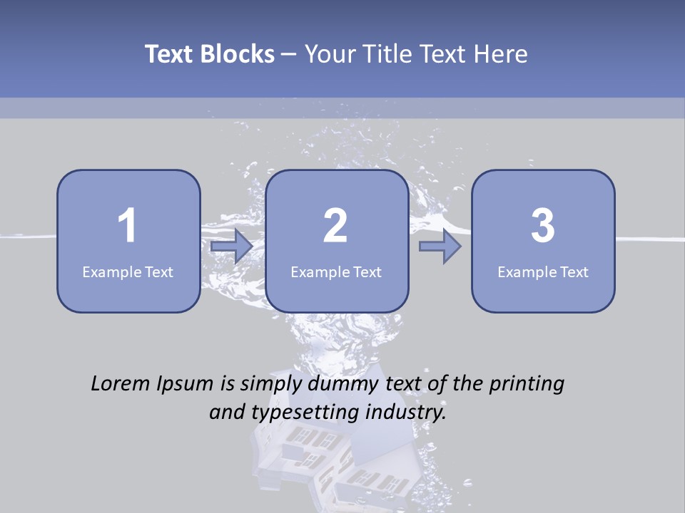Skyscraper Metropolis Cube PowerPoint Template