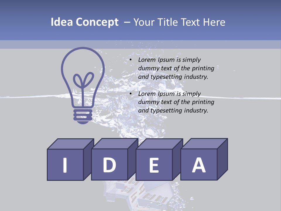 Skyscraper Metropolis Cube PowerPoint Template