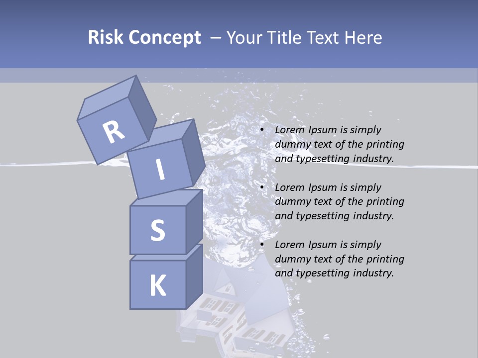 Skyscraper Metropolis Cube PowerPoint Template