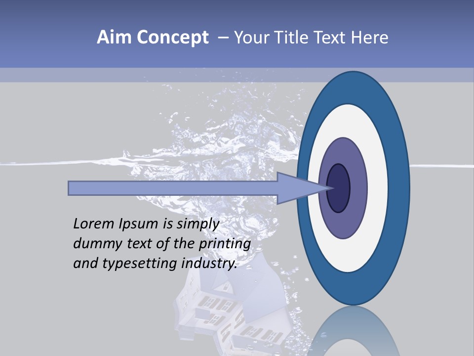 Skyscraper Metropolis Cube PowerPoint Template