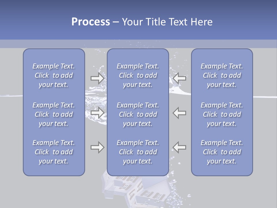 Skyscraper Metropolis Cube PowerPoint Template