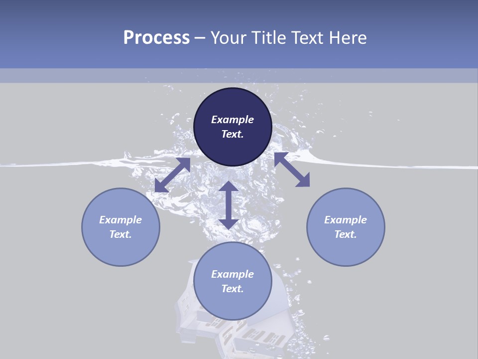 Skyscraper Metropolis Cube PowerPoint Template