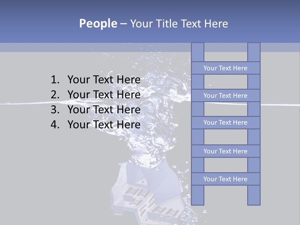 Skyscraper Metropolis Cube PowerPoint Template