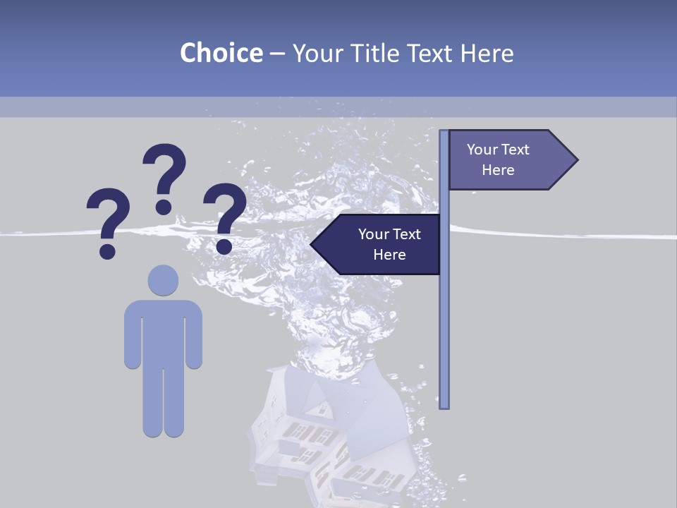 Skyscraper Metropolis Cube PowerPoint Template