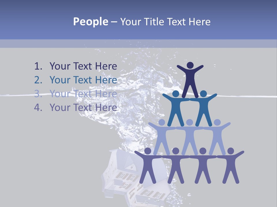 Skyscraper Metropolis Cube PowerPoint Template