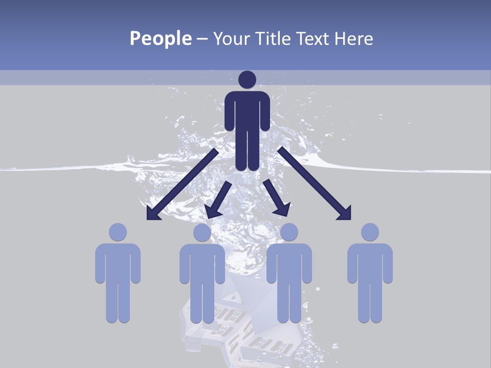 Skyscraper Metropolis Cube PowerPoint Template