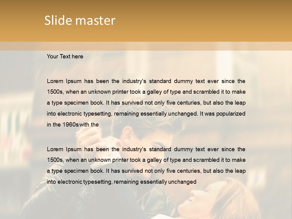 Globe Downtown Grey PowerPoint Template