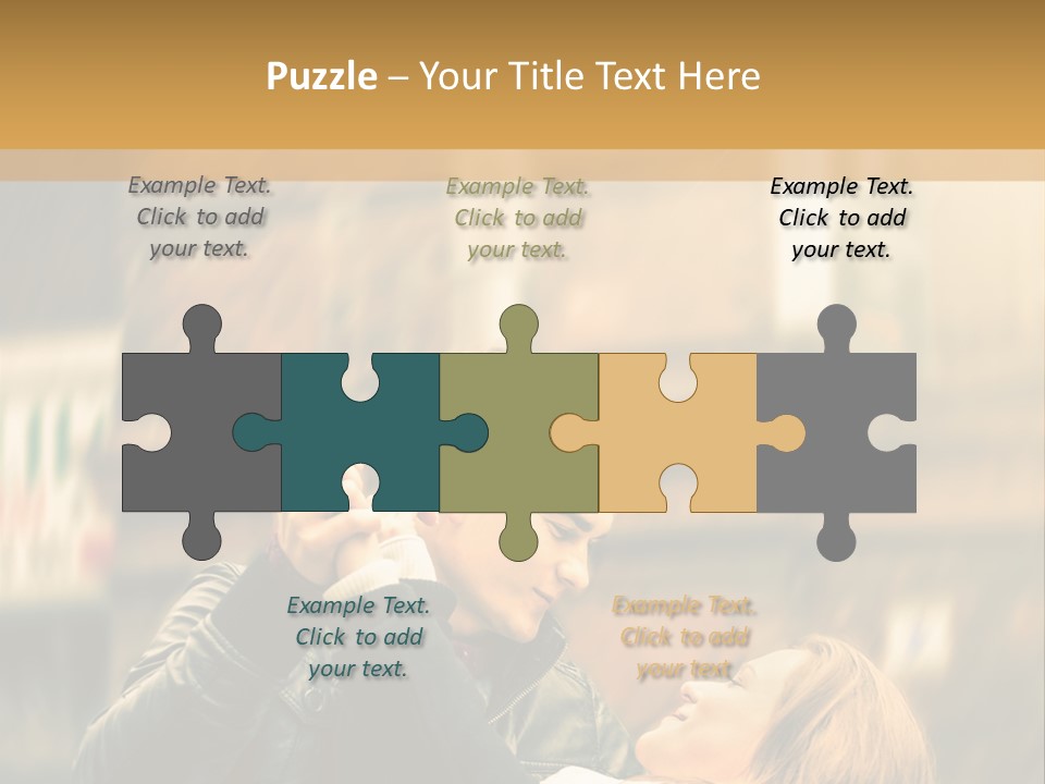 Globe Downtown Grey PowerPoint Template