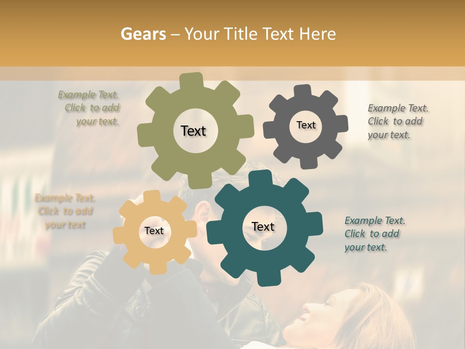 Globe Downtown Grey PowerPoint Template