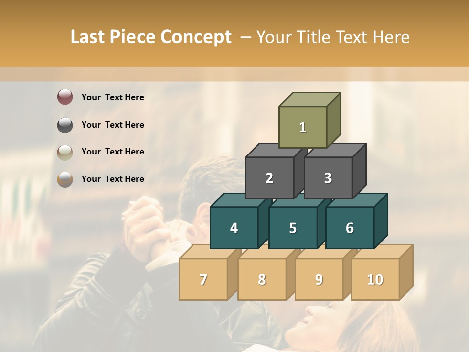 Globe Downtown Grey PowerPoint Template