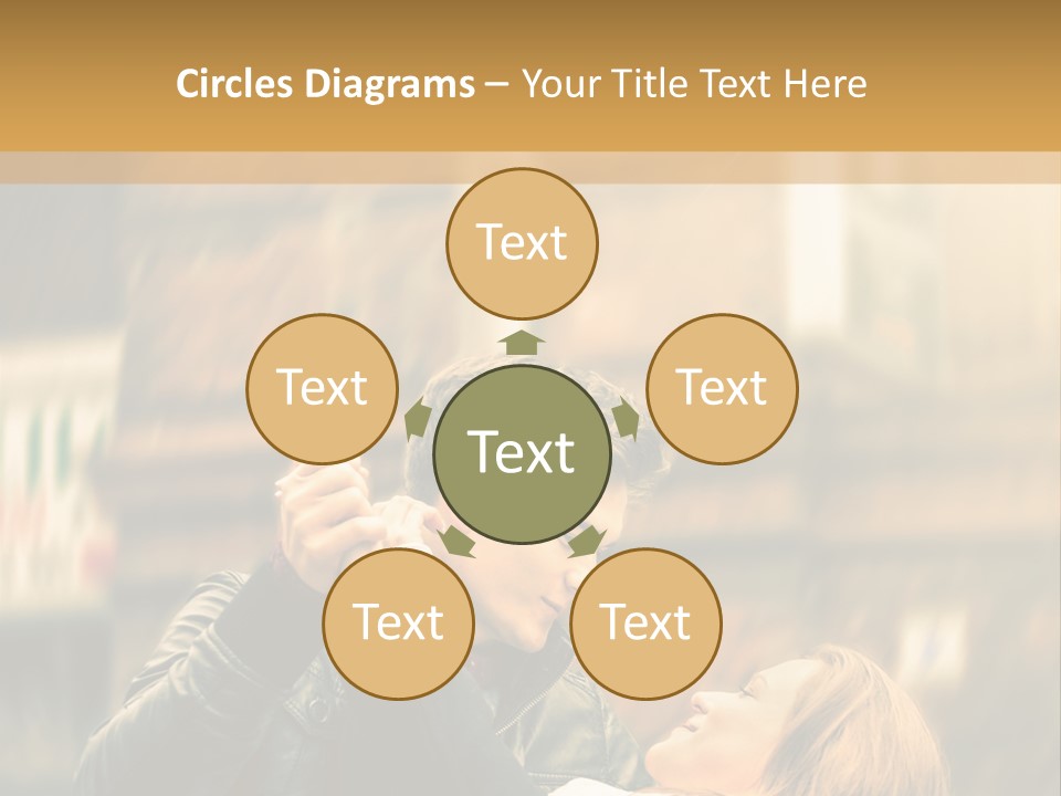 Globe Downtown Grey PowerPoint Template