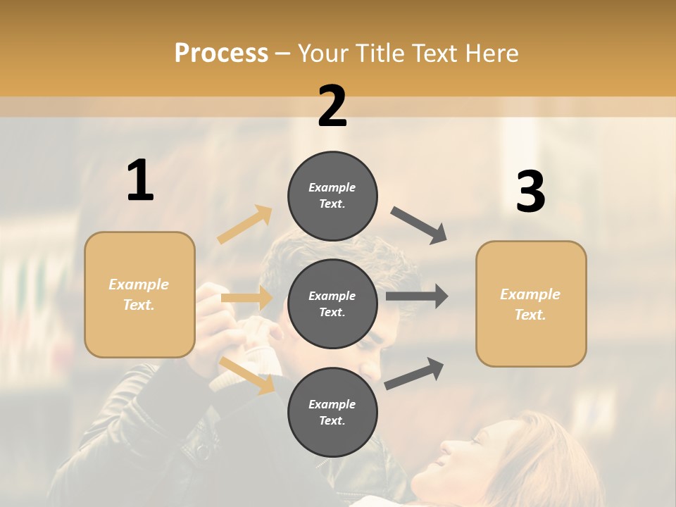 Globe Downtown Grey PowerPoint Template