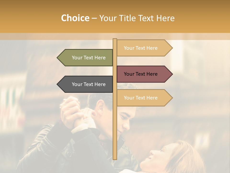 Globe Downtown Grey PowerPoint Template