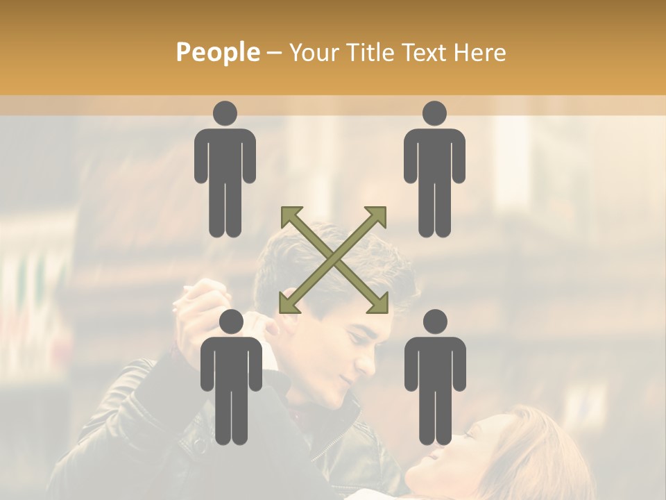 Globe Downtown Grey PowerPoint Template