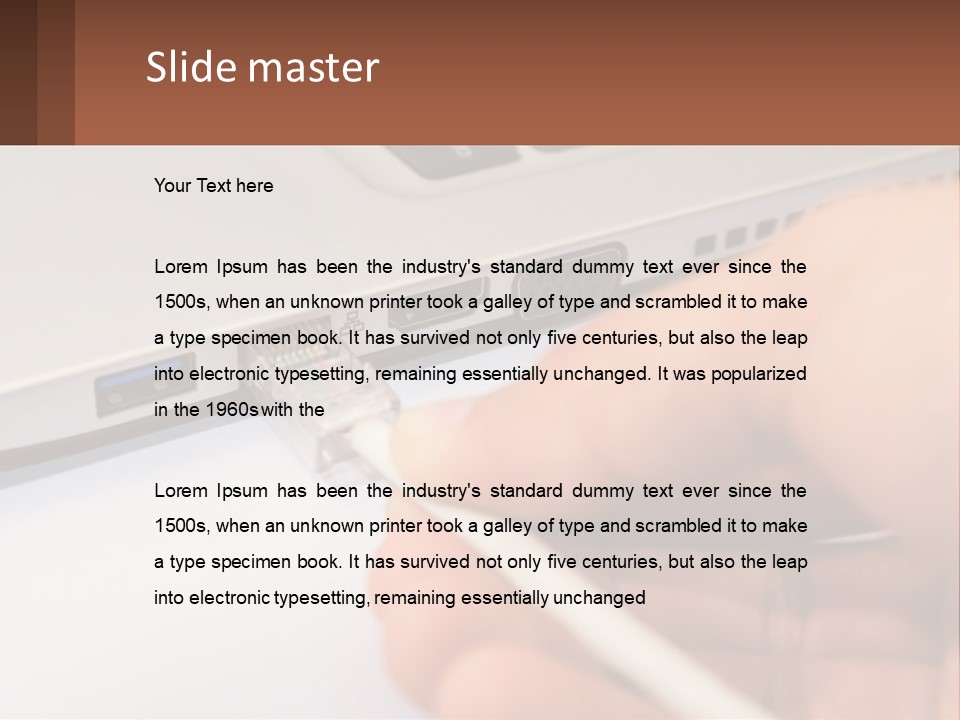 Abstract Cityscape Globe PowerPoint Template