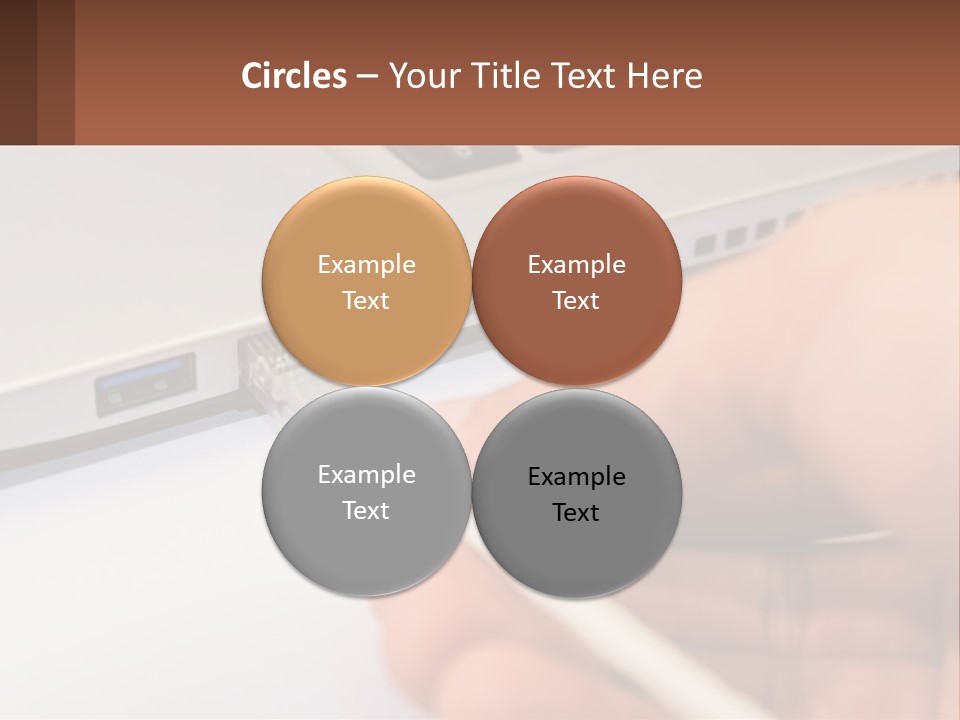 Abstract Cityscape Globe PowerPoint Template