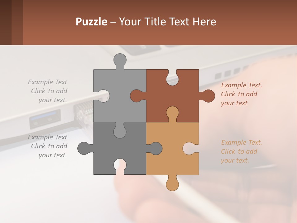 Abstract Cityscape Globe PowerPoint Template