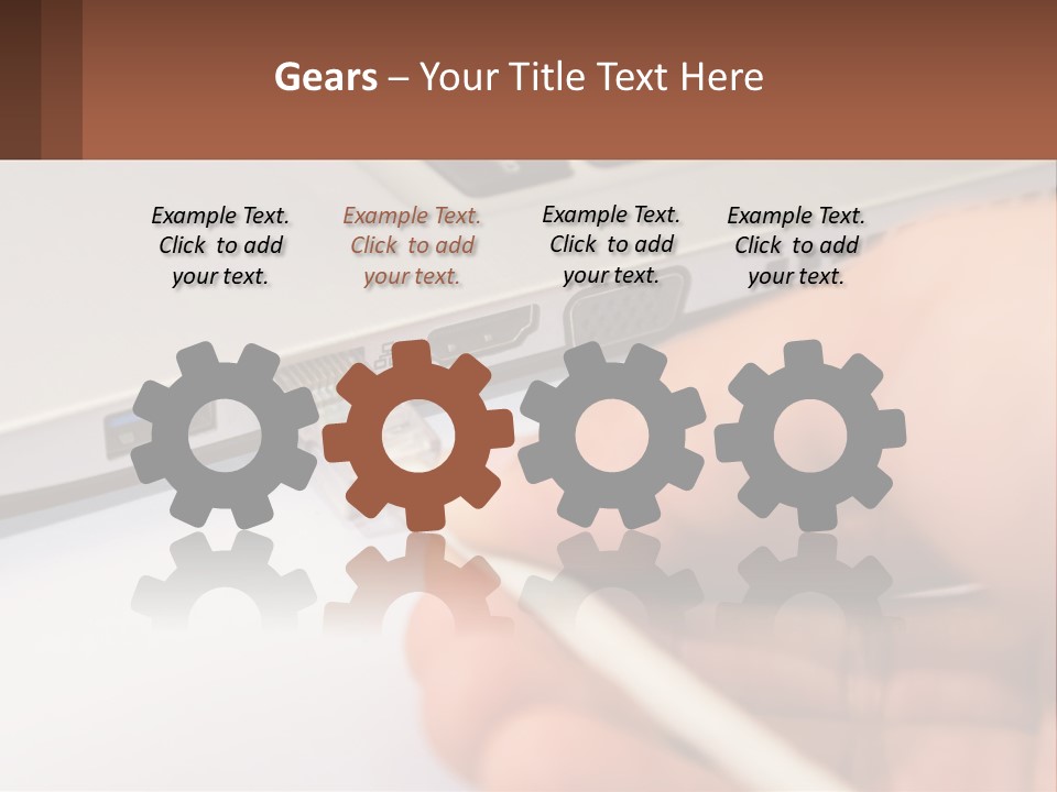 Abstract Cityscape Globe PowerPoint Template