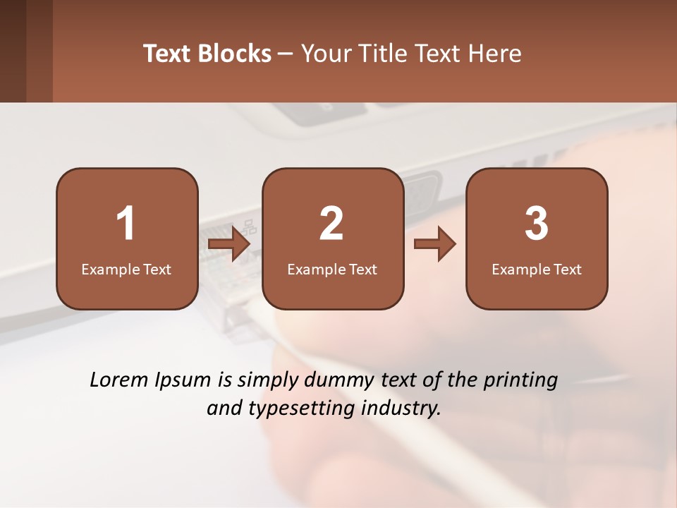 Abstract Cityscape Globe PowerPoint Template
