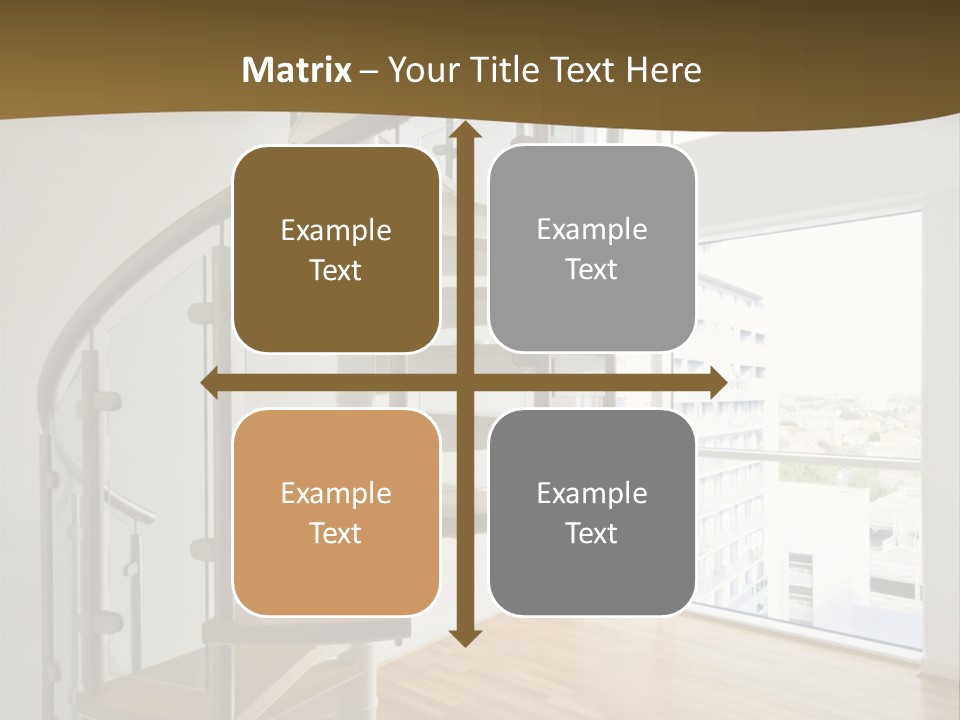 Black View Cityscape PowerPoint Template